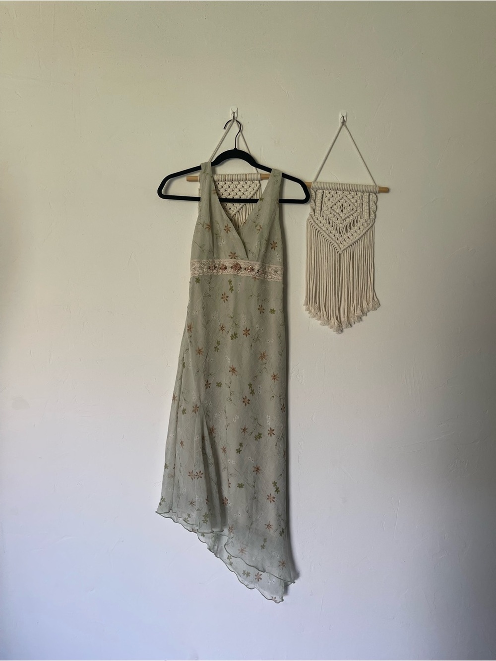 Vintage Ruby Rox Assymetrical Floral Y2K Cottagecore Midi Dress
